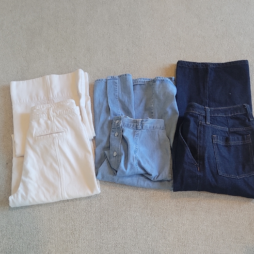 Denim Collection - 2 Demin Jeans And 1 Denim Skirt